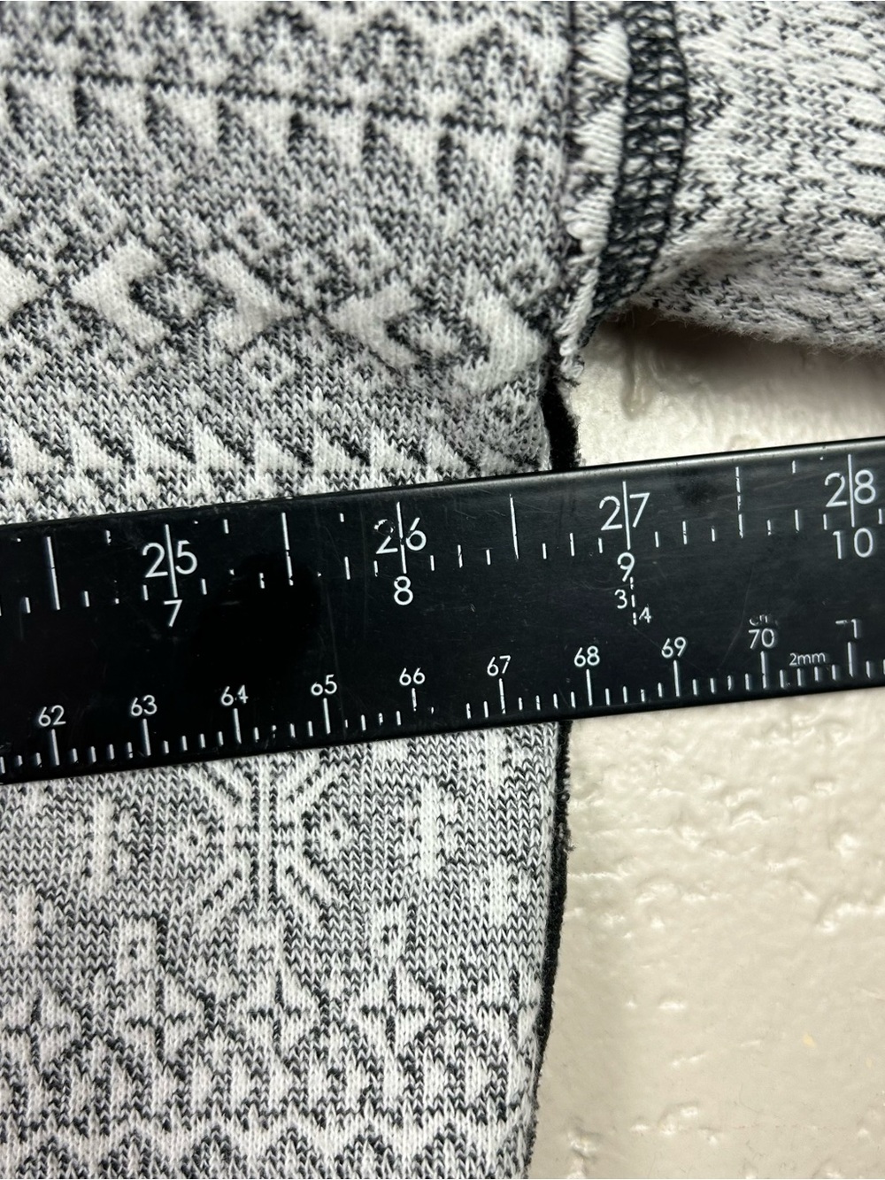 We The Free Gray Patterned Cowlneck Sweater with Dark Hem - Picture 4 of 14